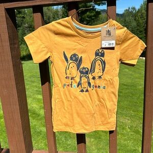 COPY - Patagonia kids 4T t-shirt mustard yellow, unisex